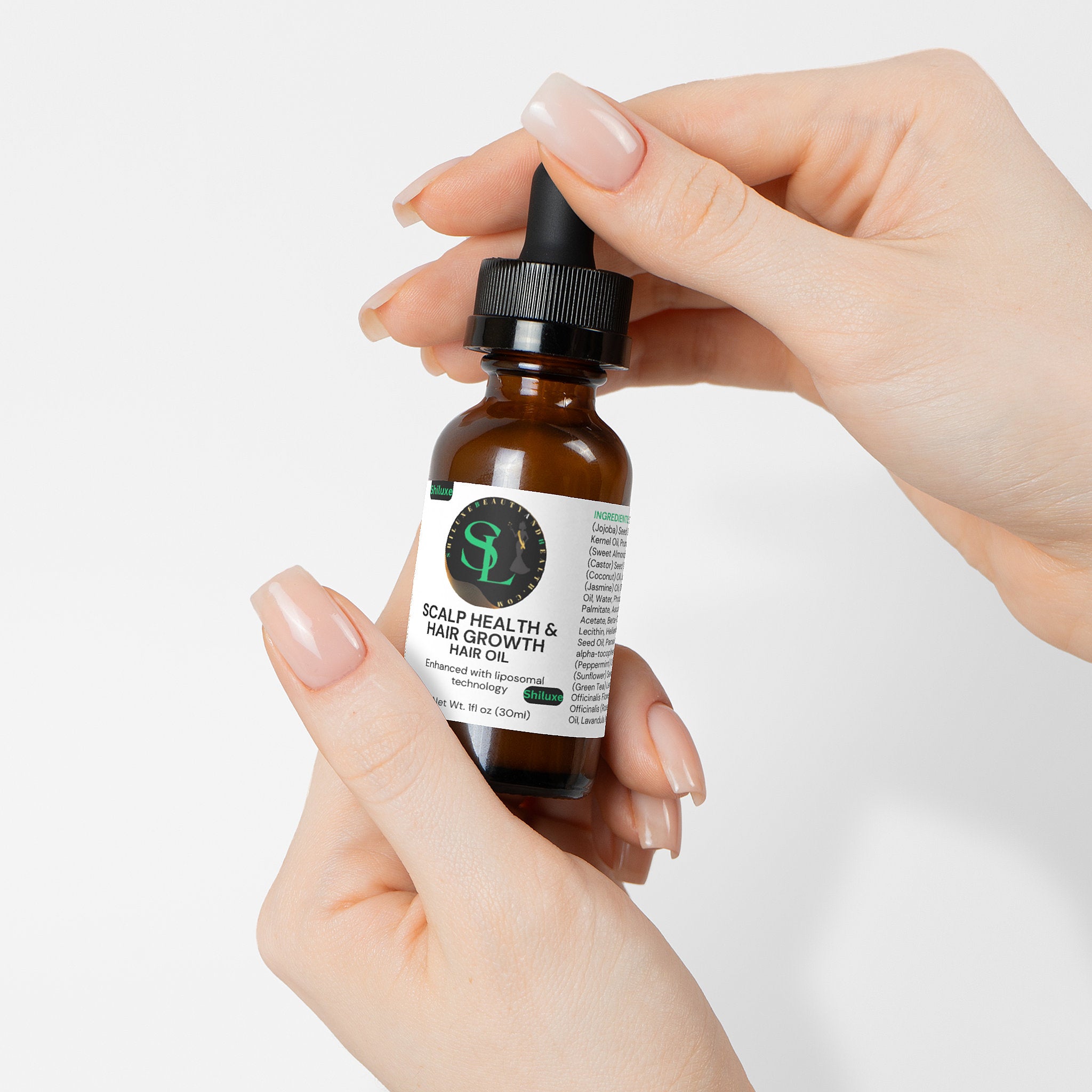 Hair Oil for Scalp Health and Hair Growth With Natural ingredients & essential Oils, 1 FL Oz