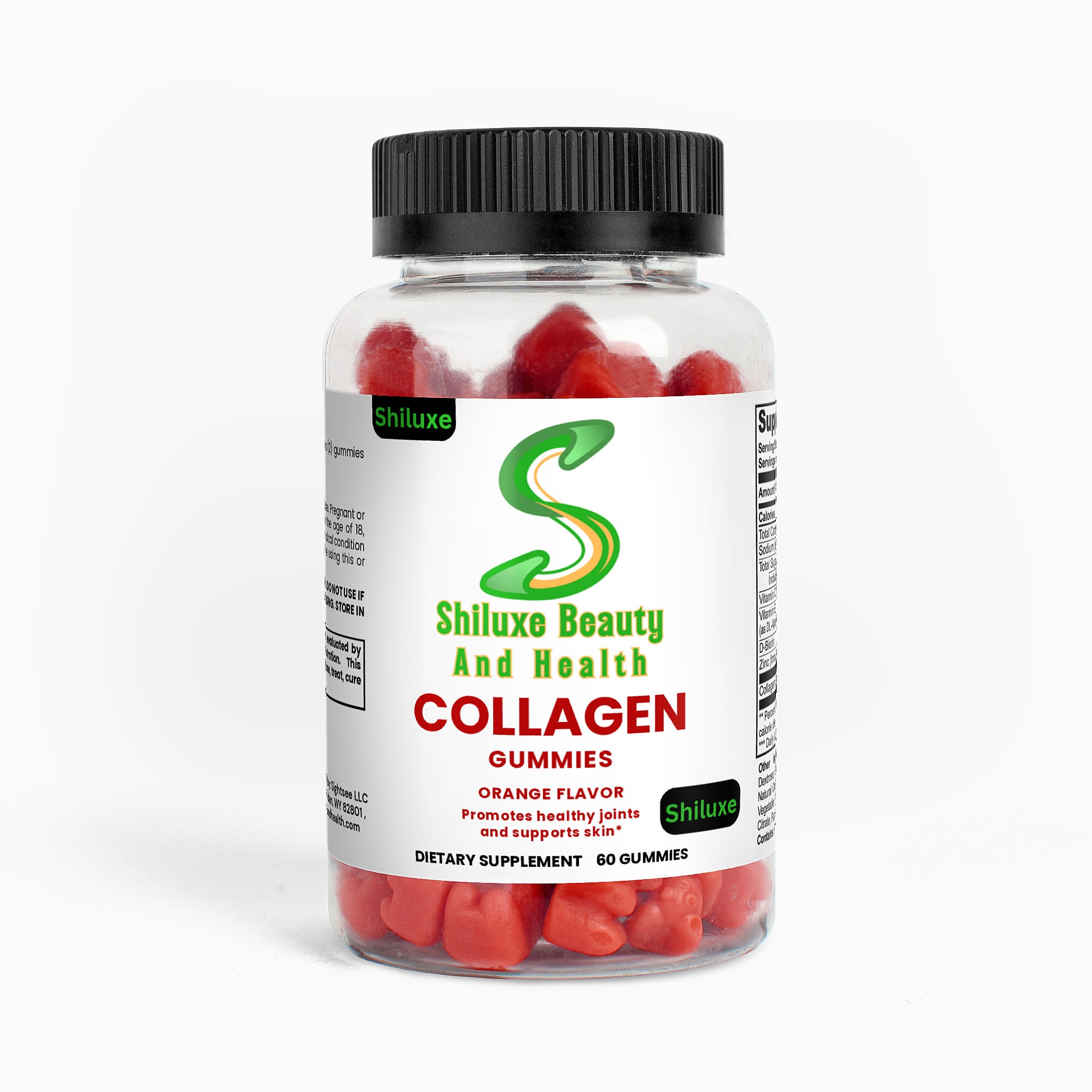 Collagen Gummies (Adult)- Perfect replacement for traditional Sugar Gummies for Body & Immune system. Dietary supplement 60 Gummies