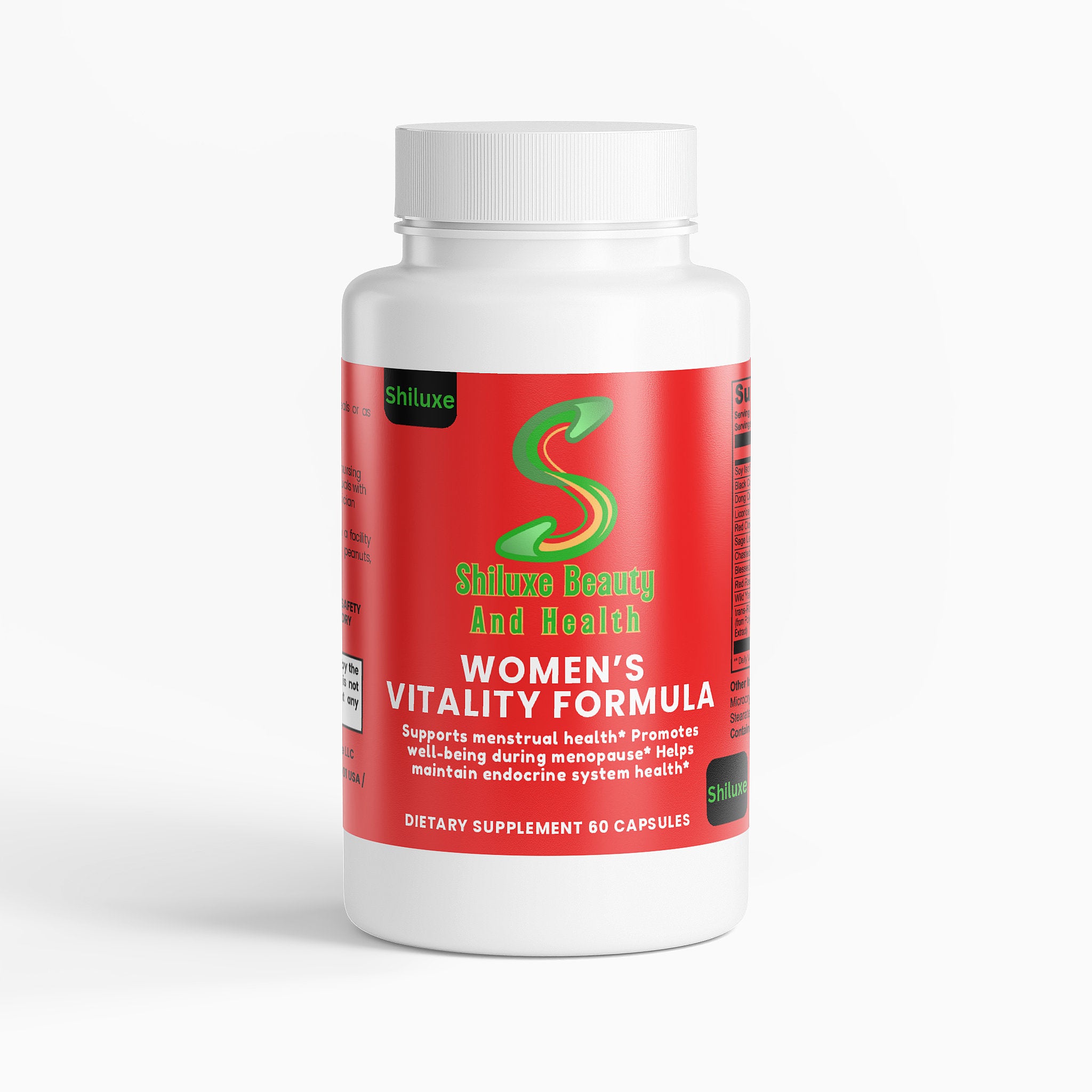 Women's Vitality Formula, supports menstrual health & menopausal wellness, dietary supplement, 60 Capsules