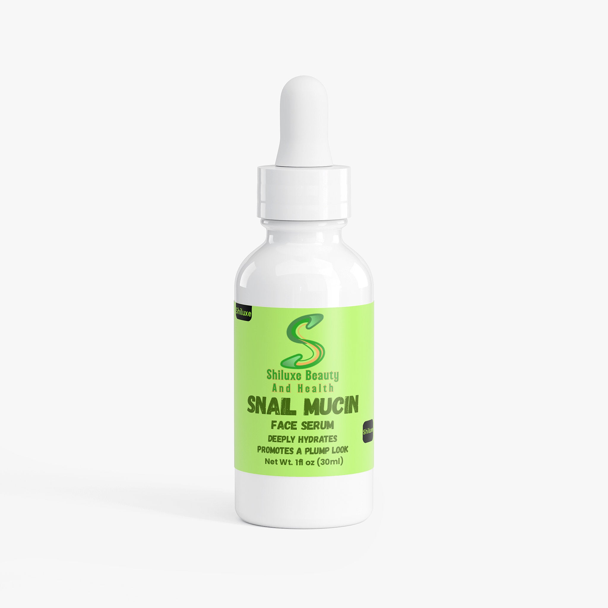 Snail Mucin Face Serum, with Hydrolyzed Collagen & Hyaluronic For Men & Women, All Skin Types, Made in The USA, 1 fl Oz