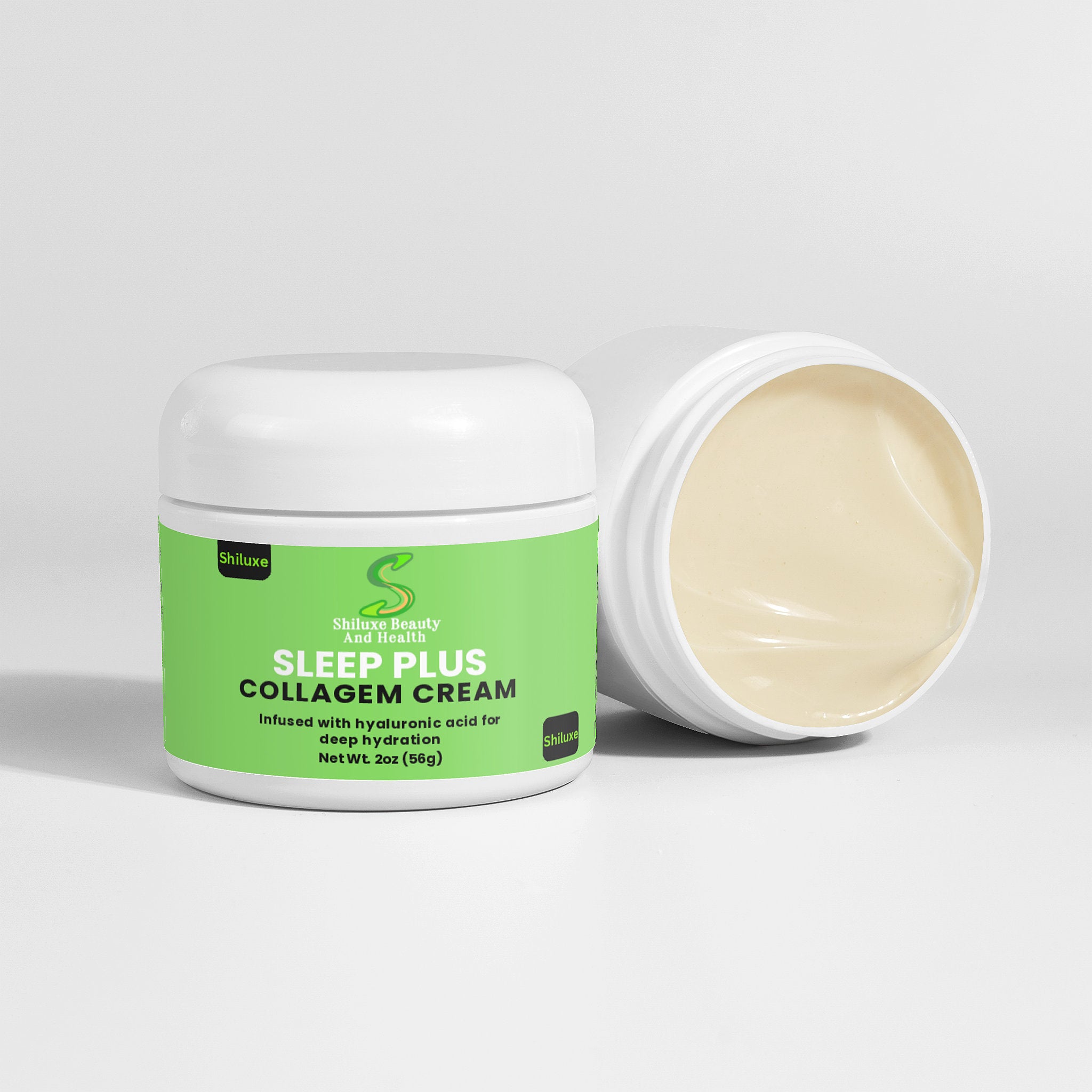 Sleep Plus Collagen Cream,hydrating and skin-nourishing formula, Infused with hyaluronic acide deep hydration, made in The US, 2 Oz