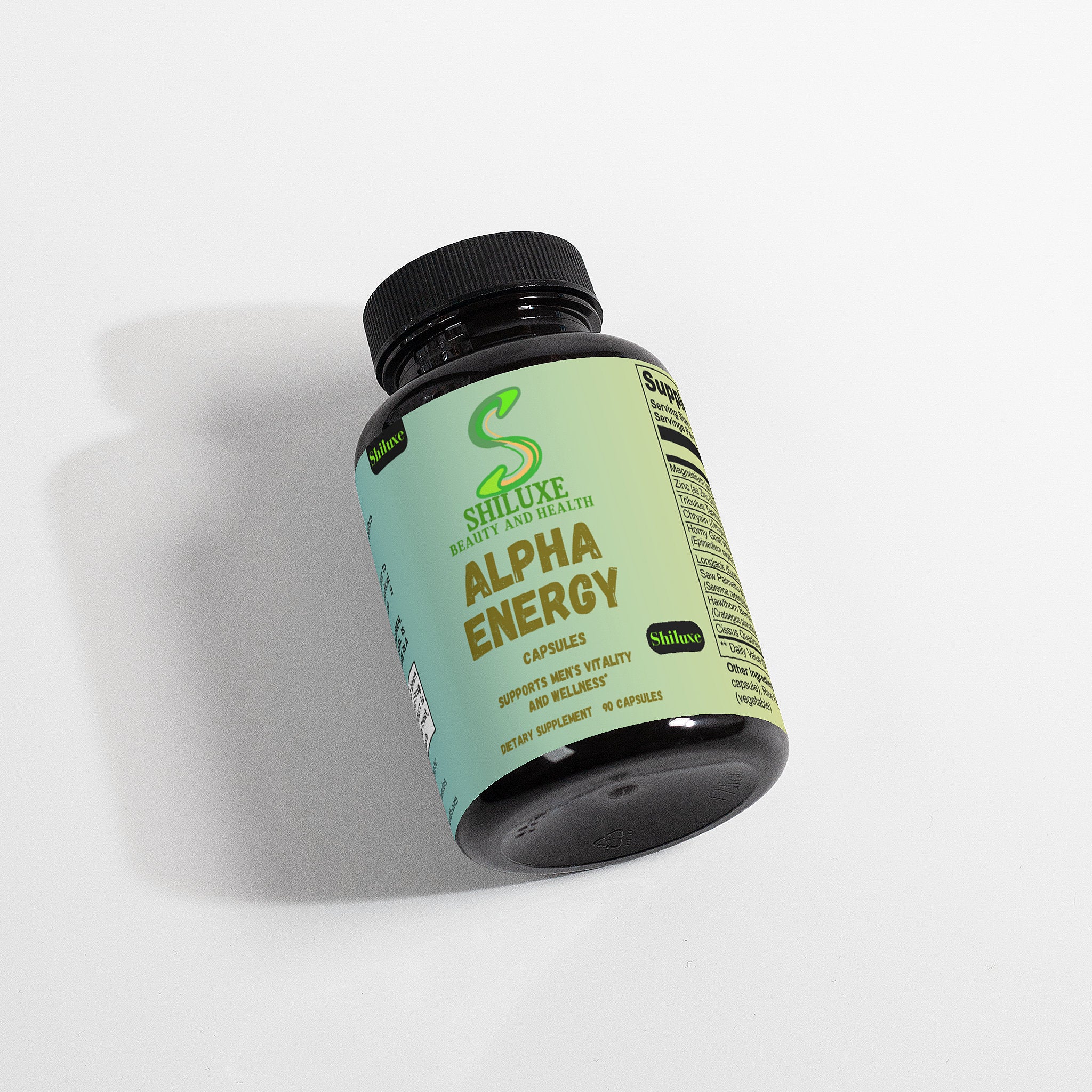 Alpha Energy - Support Men's Vitality and Wellness. Dietary supplement 90 Capsules