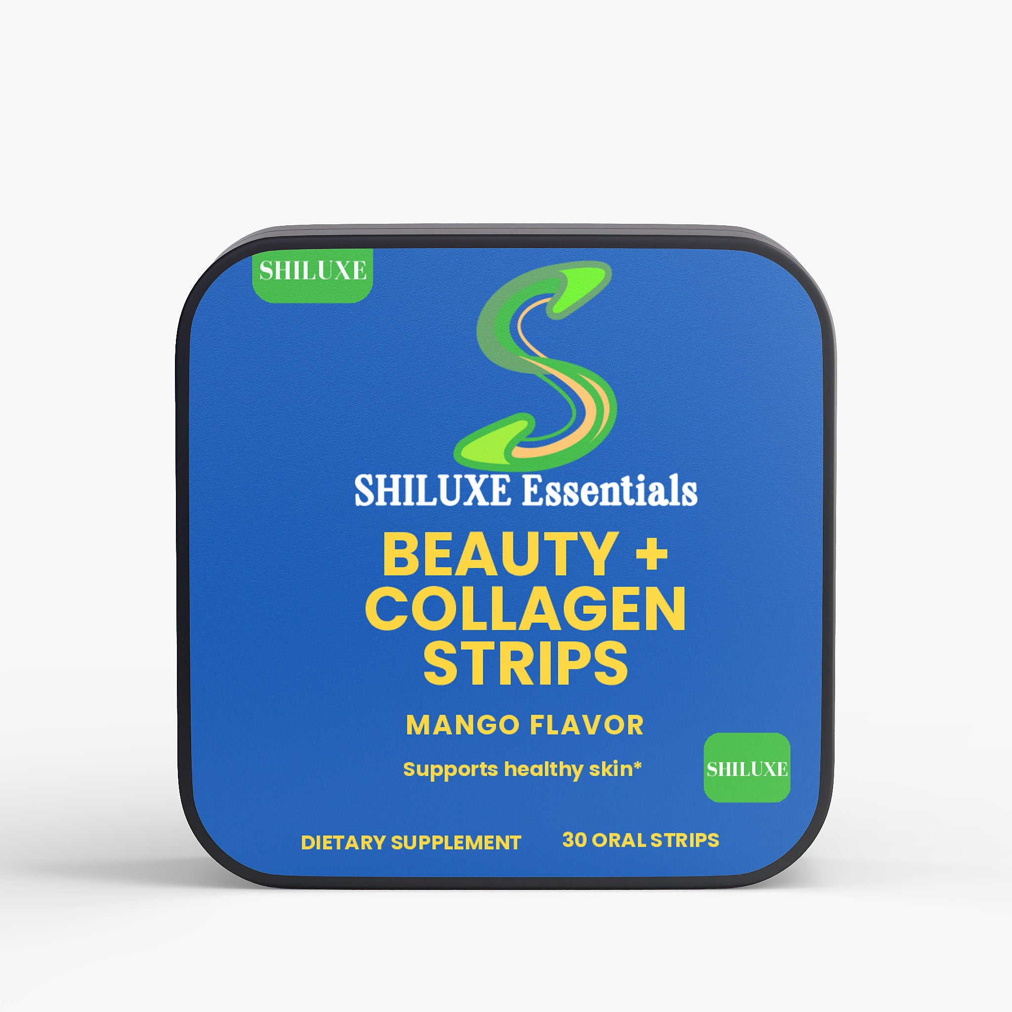 Beauty + Collagen Strips, Mango Flavor, Supports Healthy Skin, Dietary Supplement, 30 Oral Strips