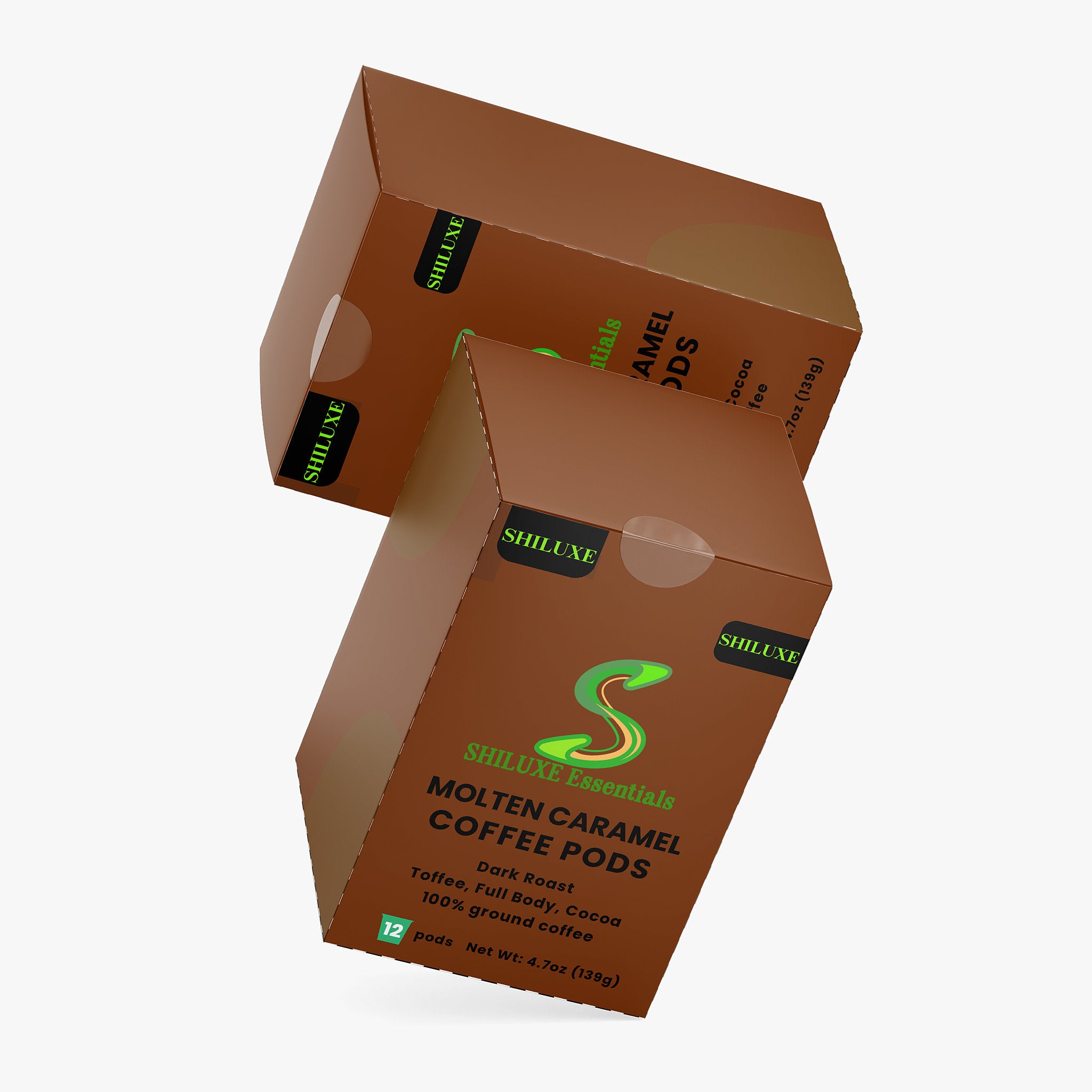 Molten Caramel Coffee Pods (Dark Roast), 12 pods / 4.7oz