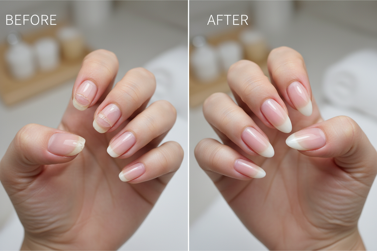 Collagen Strips Nail Transformation