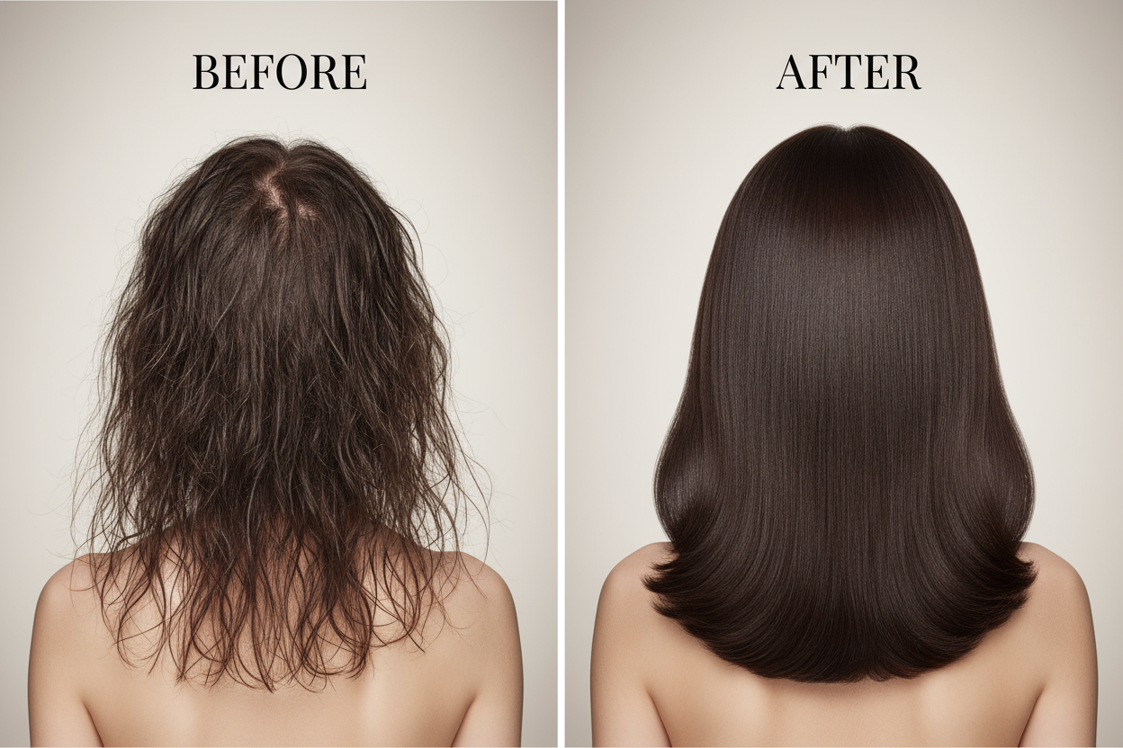 Hair Transformation Same Color