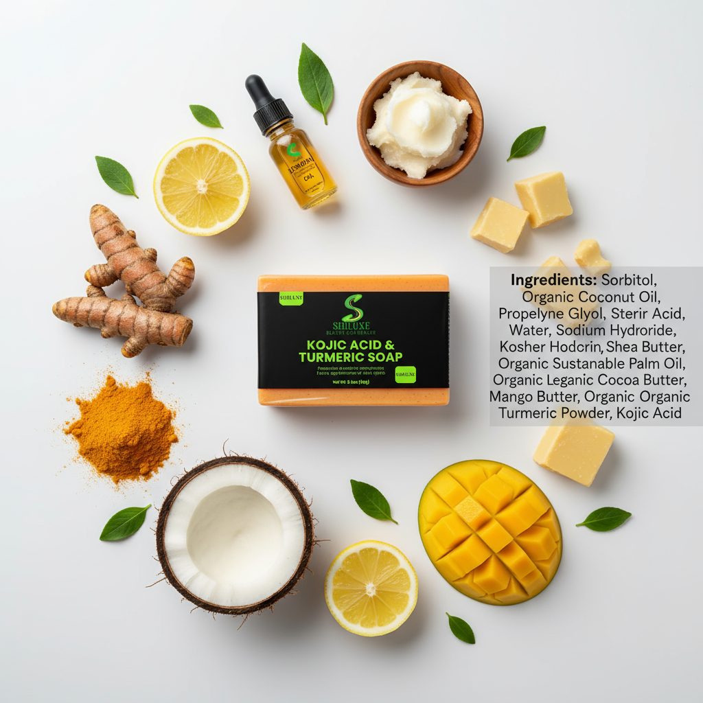 Ingredients Display with Your Soap