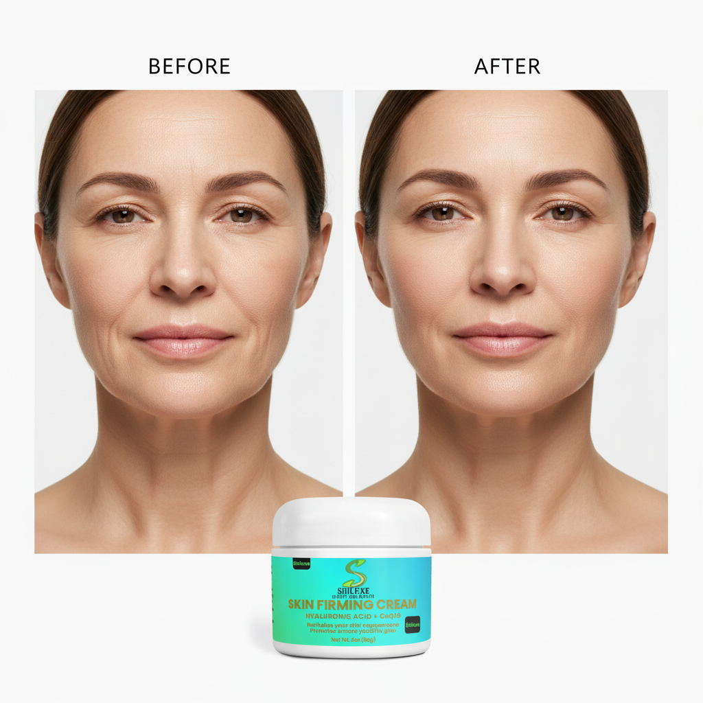 Skin Firming Cream Before and After Transformation
